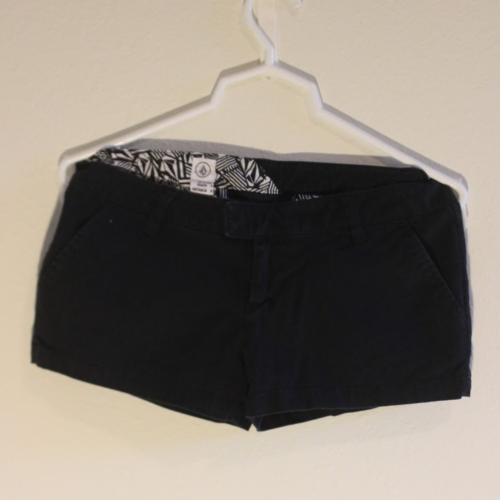 Black Volcom Shorts